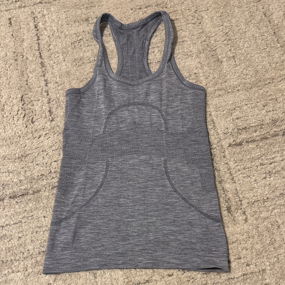 Swiftly Gray Racerback Tank Top